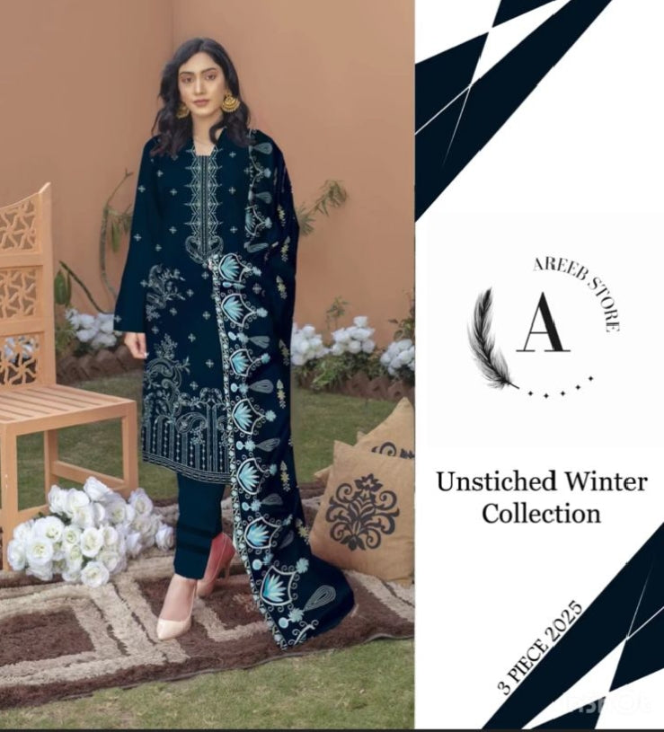 Winter Collection Embroidery 3 pc