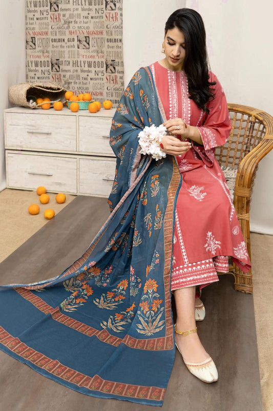 WINTER COLLECTION DHANAK EMBROIDERY 3PC