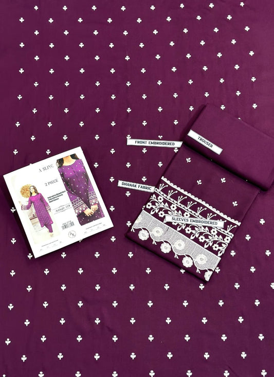 Winter Embroidery Collection 2pc