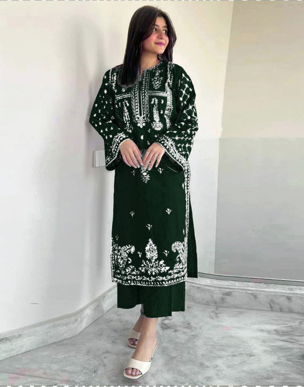 Winter Embroidery Collection 2pc