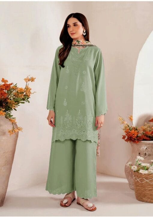 WINTER COLLECTION DHANAK EMBROIDERY 3PC