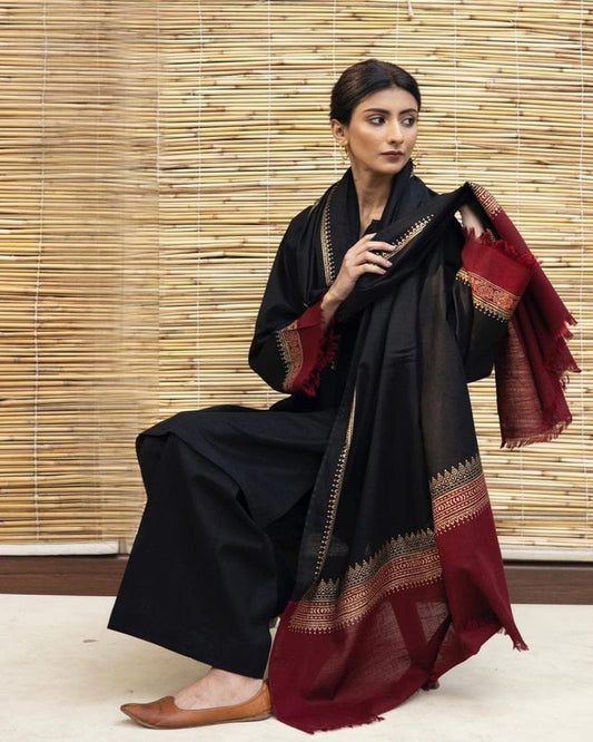 WINTER COLLECTION DHANAK EMBROIDERY 3PC