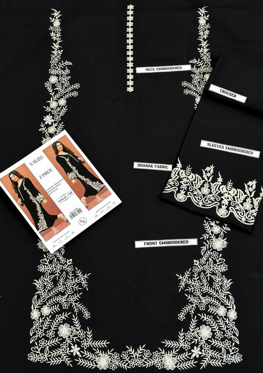 WINTER COLLECTION DHANAK EMBROIDERY 2PC