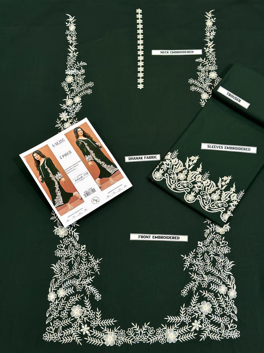 WINTER COLLECTION DHANAK EMBROIDERY 2PC