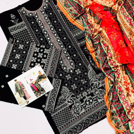 Winter Embroidery Collection 3pc