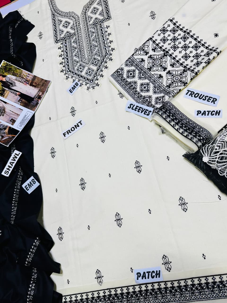 Winter Embroidery Collection 3pc