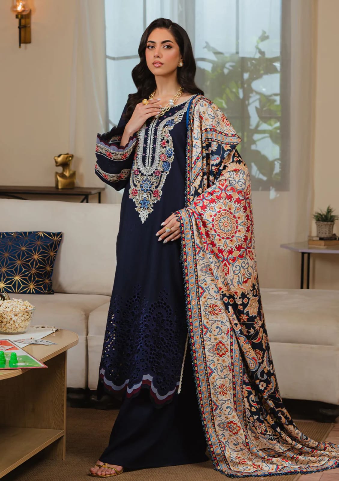 Winter Embroidery Collection 3pc