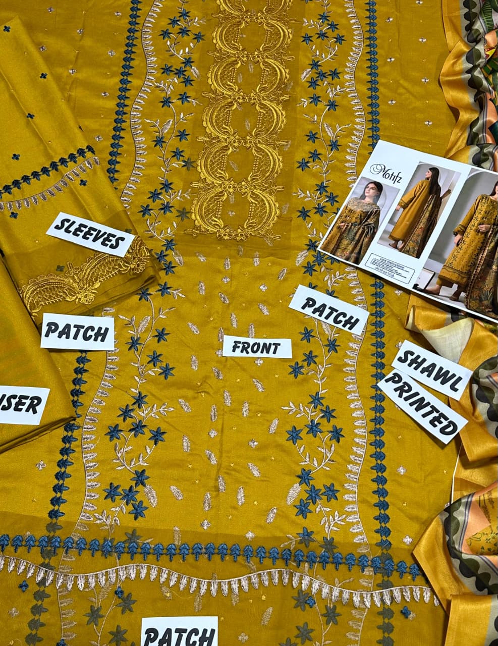 Winter Embroidery Collection 3pc
