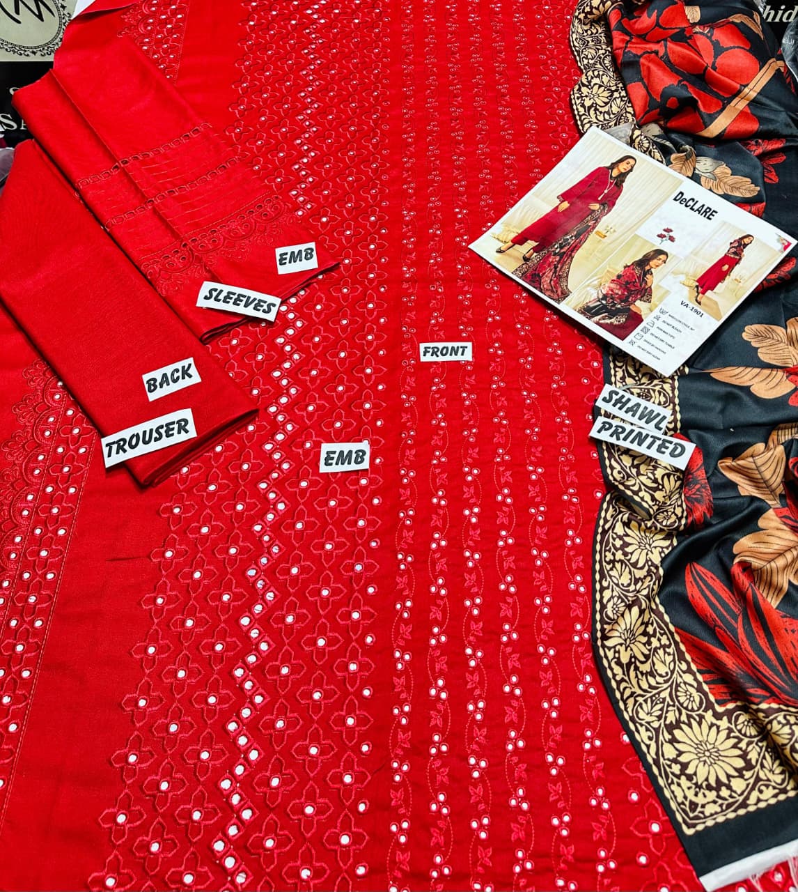 Winter Embroidery Collection 3pc