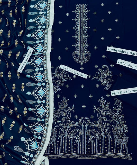 Winter Collection Embroidery 3 pc