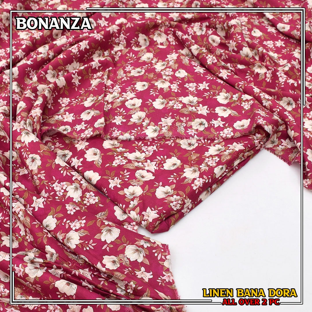 Linen Bana Dora Allover 2 PC 112
