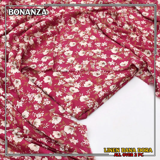 Linen Bana Dora Allover 2 PC 112