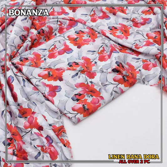 Linen Bana Dora Allover 2 PC 146