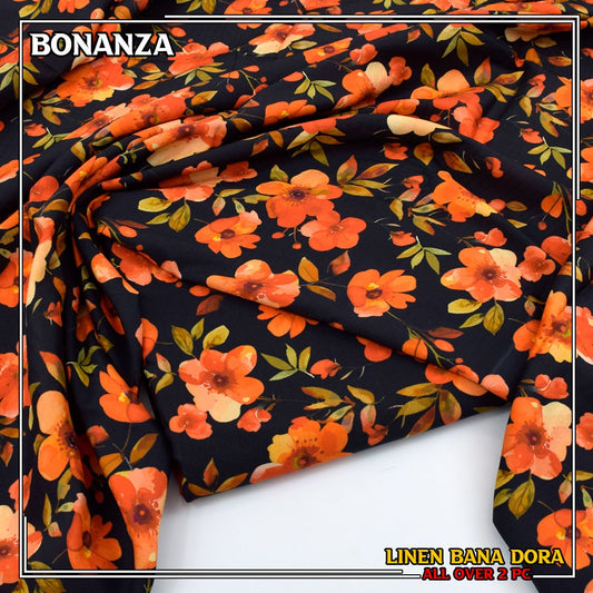 Linen Bana Dora Allover 2 PC 102