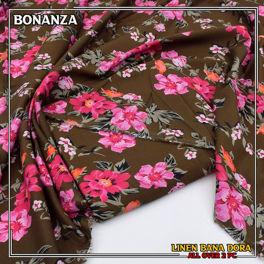 Linen Bana Dora Allover 2 PC 106