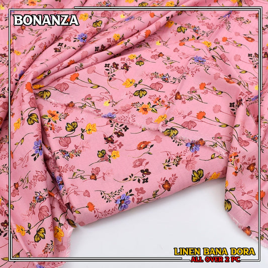 Linen Bana Dora Allover 2 PC 107