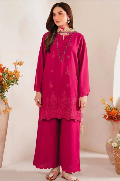 WINTER COLLECTION DHANAK EMBROIDERY 3PC