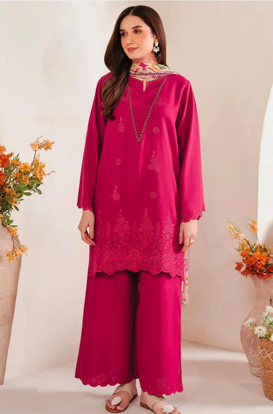 WINTER COLLECTION DHANAK EMBROIDERY 3PC