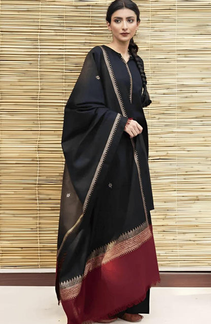 WINTER COLLECTION DHANAK EMBROIDERY 3PC