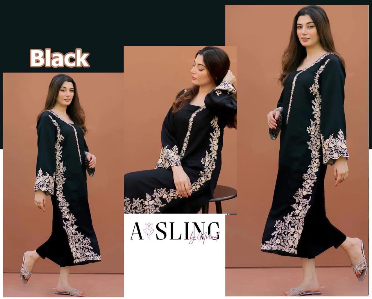 WINTER COLLECTION DHANAK EMBROIDERY 2PC