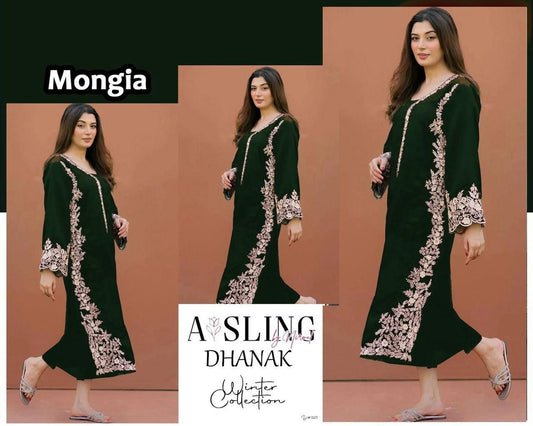 WINTER COLLECTION DHANAK EMBROIDERY 2PC
