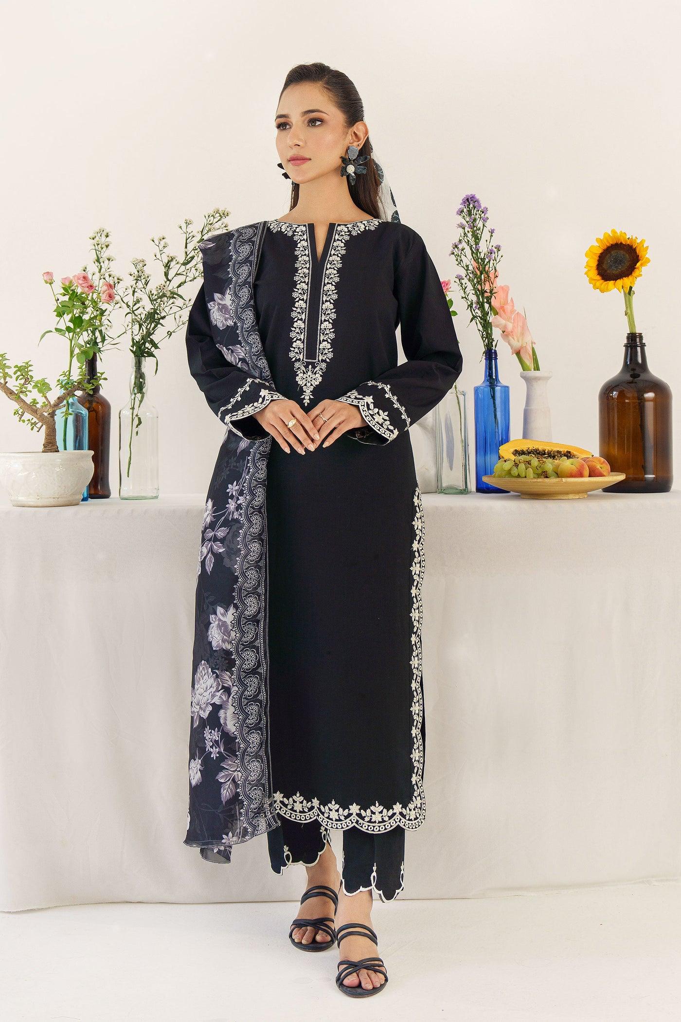 WINTER COLLECTION DHANAK EMBROIDERY 3PC