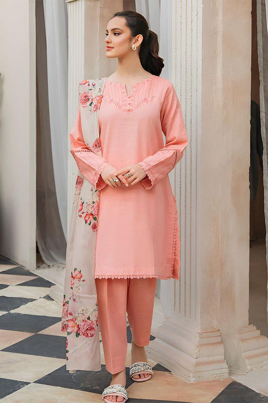 WINTER COLLECTION DHANAK EMBROIDERY 3 PC