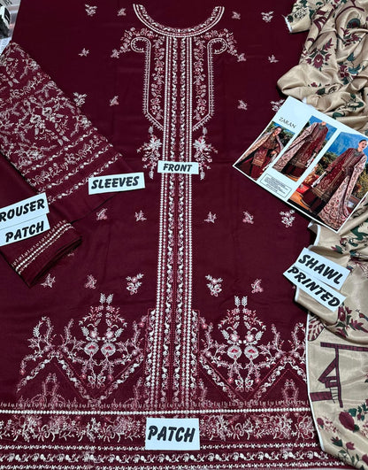 WINTER EMBROIDERY COLLECTION 3PC