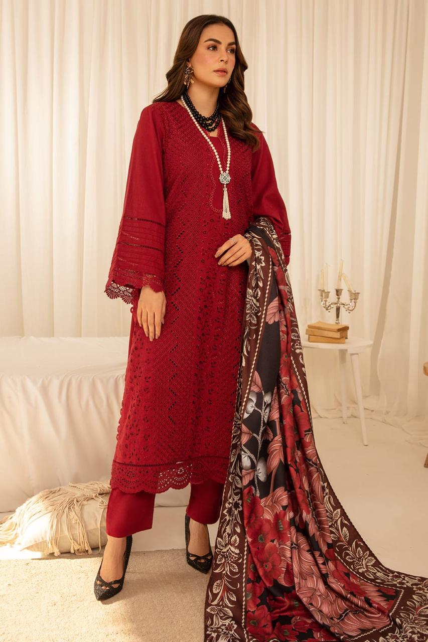 Winter Embroidery Collection 3pc