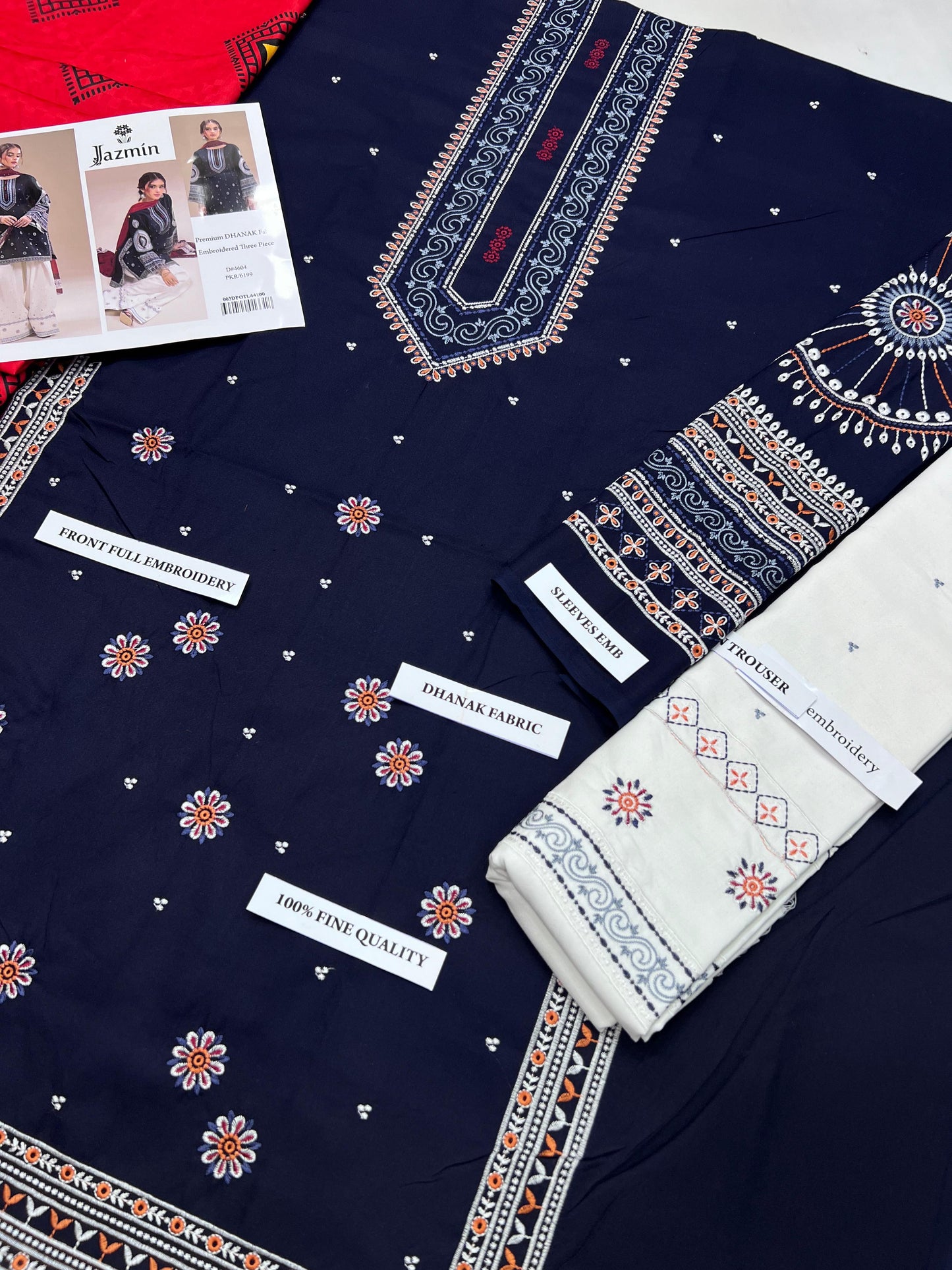 Winter Embroidery collection 3pc