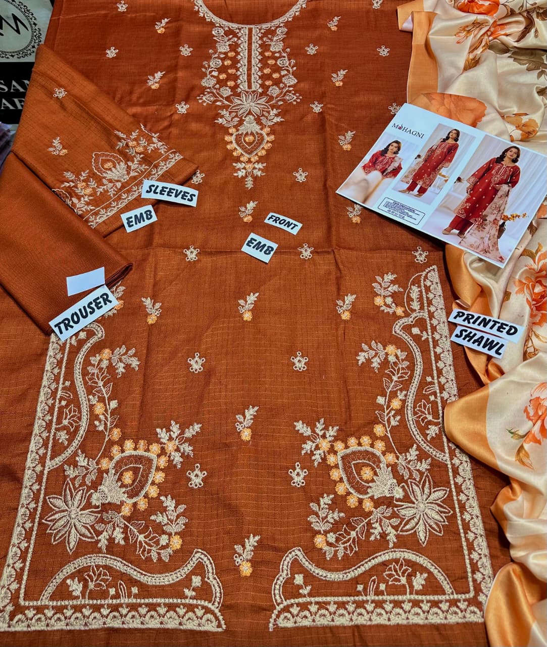 WINTER EMBROIDERY COLLECTION3PC
