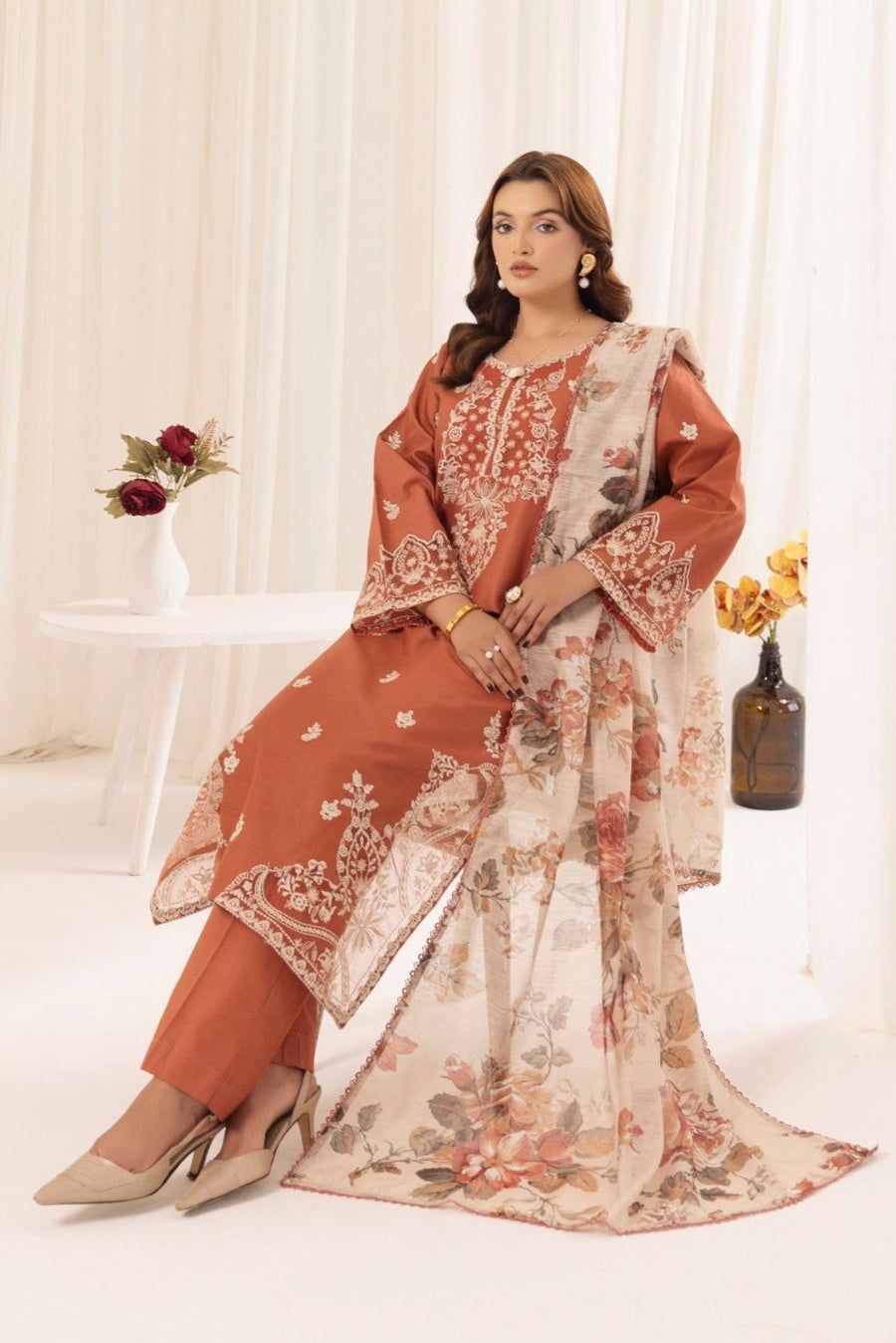 WINTER EMBROIDERY COLLECTION3PC