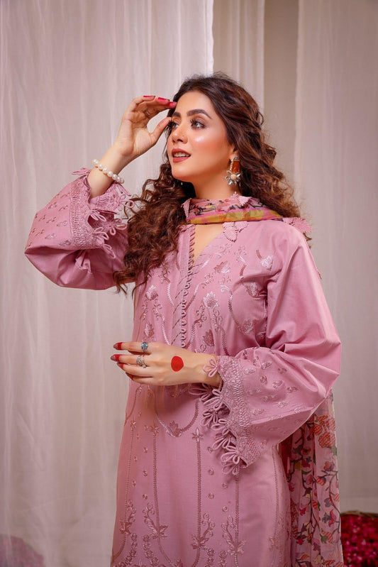 Winter Embroidery Collection 3pc