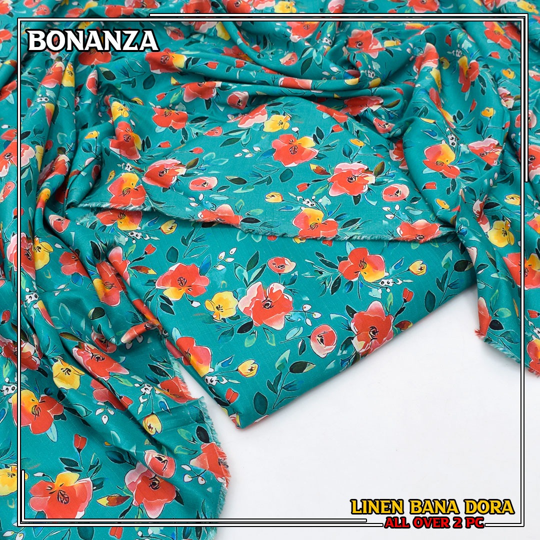 Linen Bana Dora Allover 2 PC 117