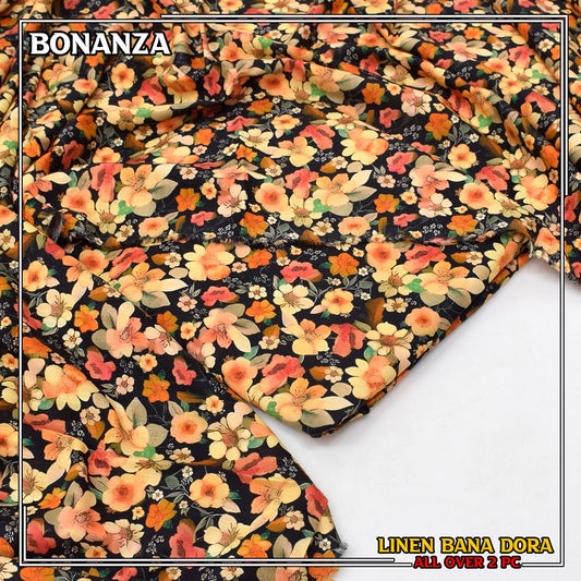 Linen Bana Dora Allover 2 PC 118