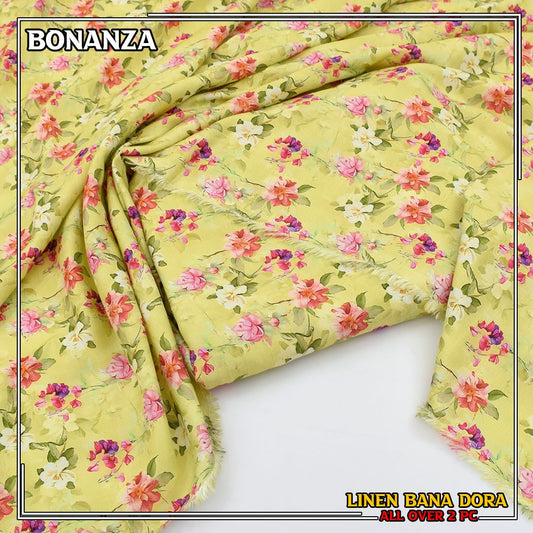 Linen Bana Dora Allover 2 PC 123