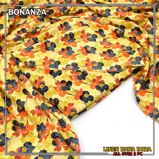 Linen Bana Dora Allover 2 PC 125