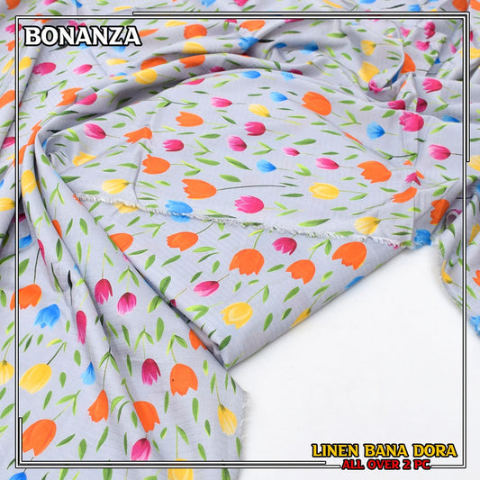 Linen Bana Dora Allover 2 PC 128