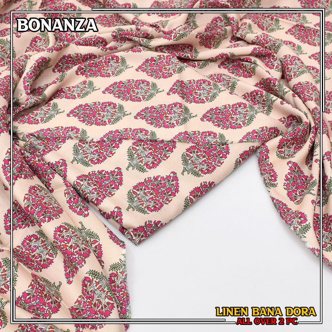 Linen Bana Dora Allover 2 PC 127
