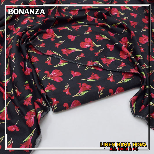 Linen Bana Dora Allover 2 PC 133
