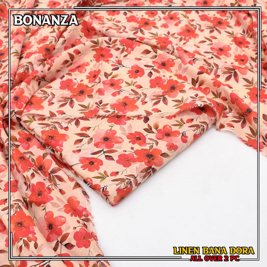 Linen Bana Dora Allover 2 PC 137