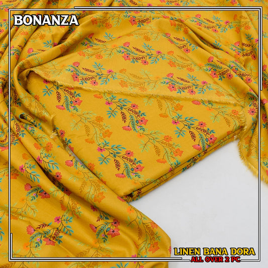 Linen Bana Dora Allover 2 PC 144