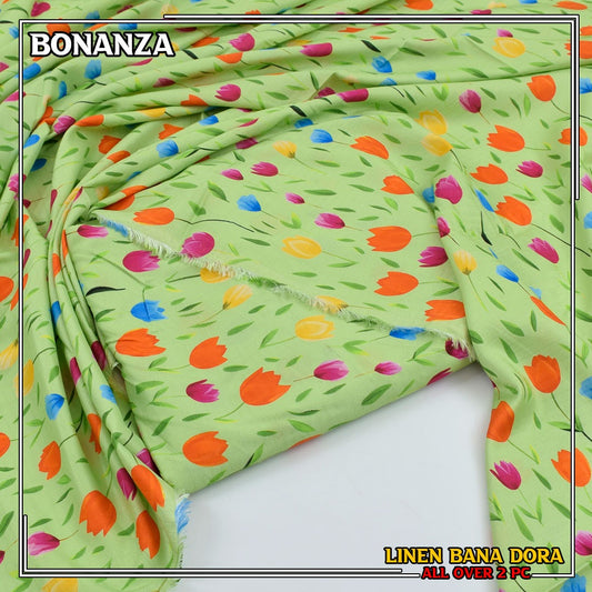 Linen Bana Dora Allover 2 PC 147