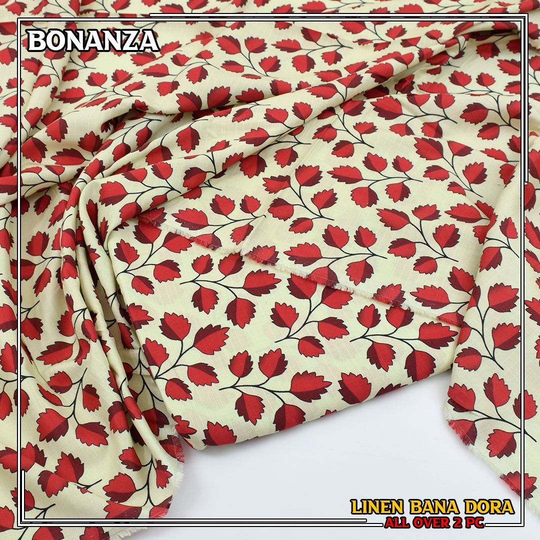 Linen Bana Dora Allover 2 PC 150